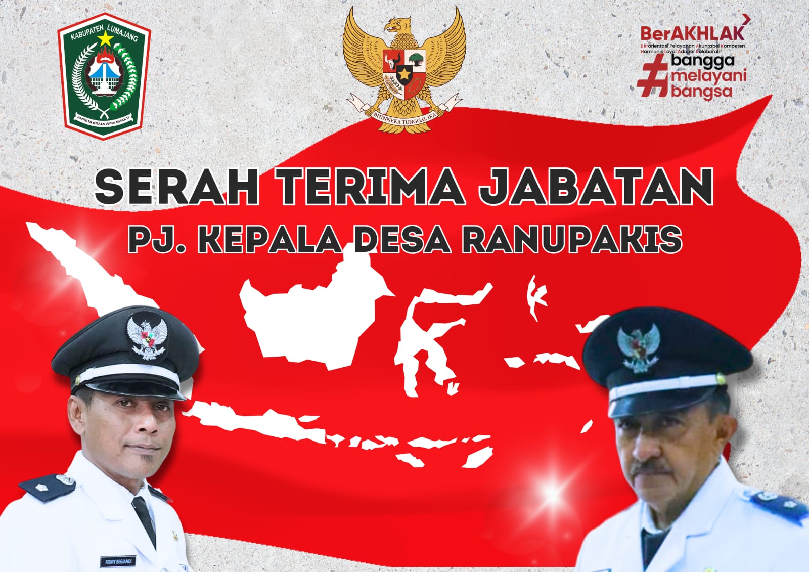 SERAH TERIMA JABATAN Pj. KEPALA DESA RANUPAKIS PERIODE JUNI 2024