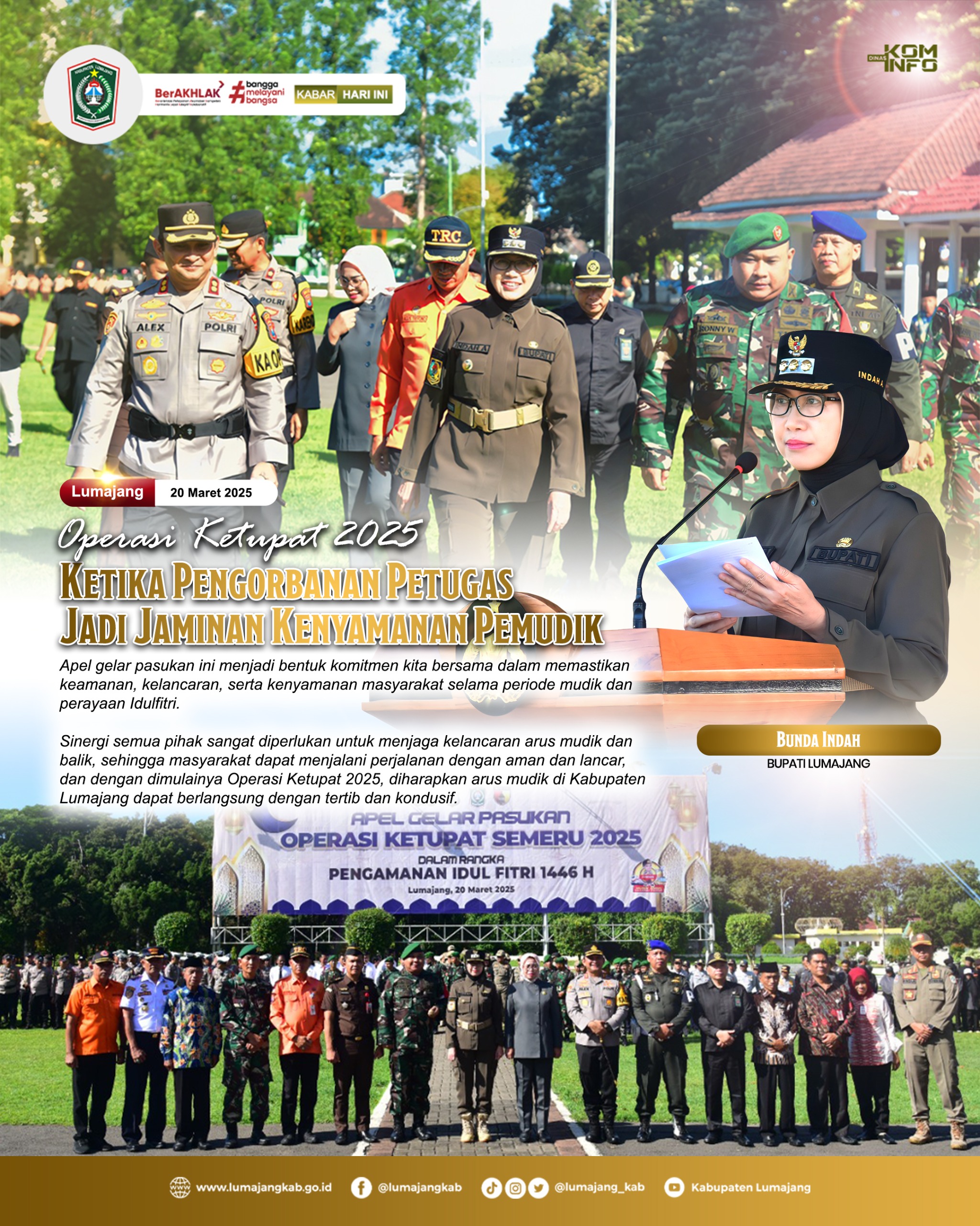 OPERASI KETUPAT 2025 : DEMI MUDIK YANG AMAN & NYAMAN