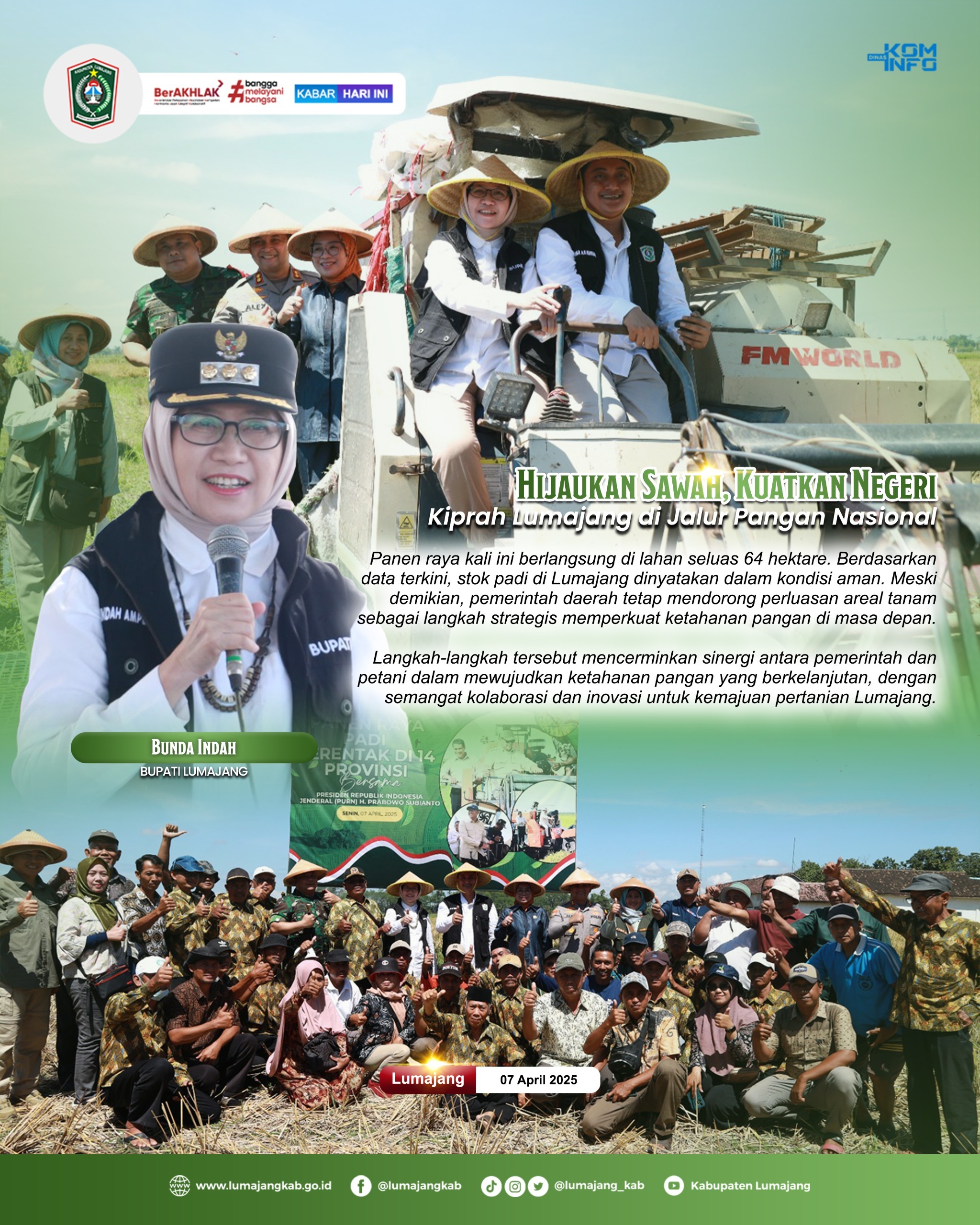 PANEN RAYA SERENTAK DI DESA KALIPEPE