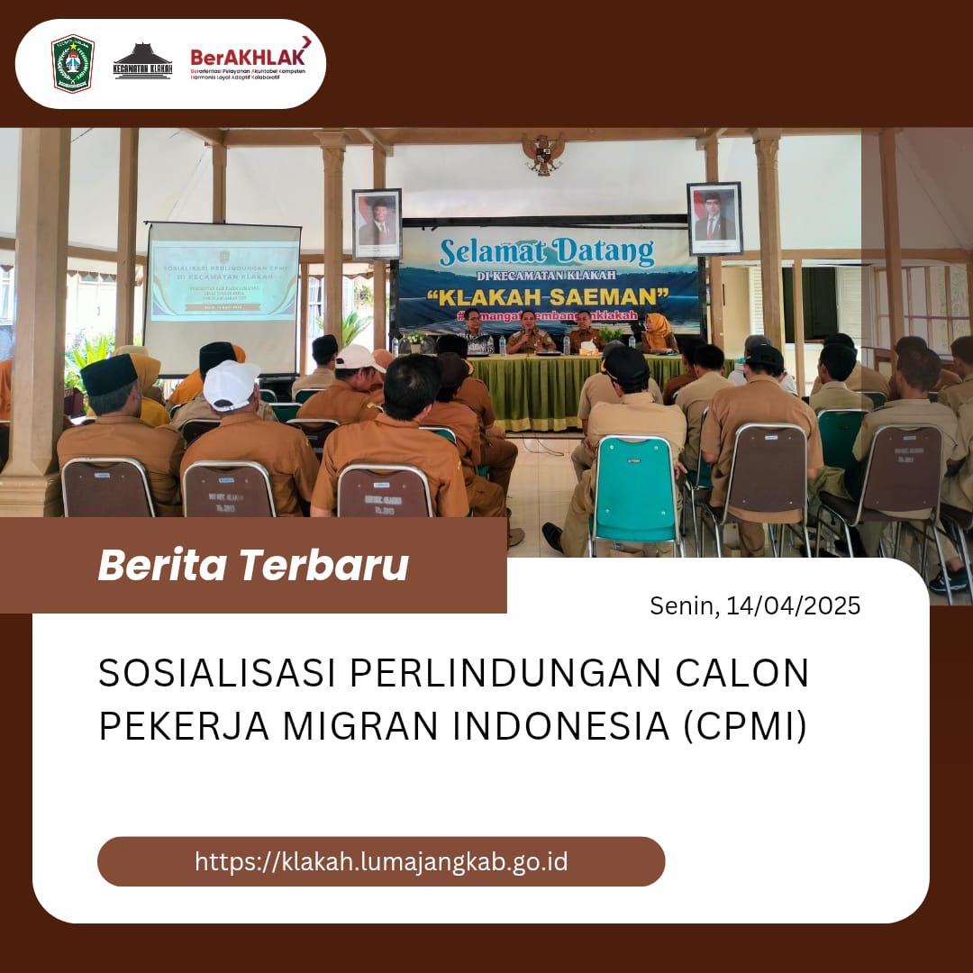 Sosialisasi Perlindungan Calon Pekerja Migran Indonesia (CPMI)