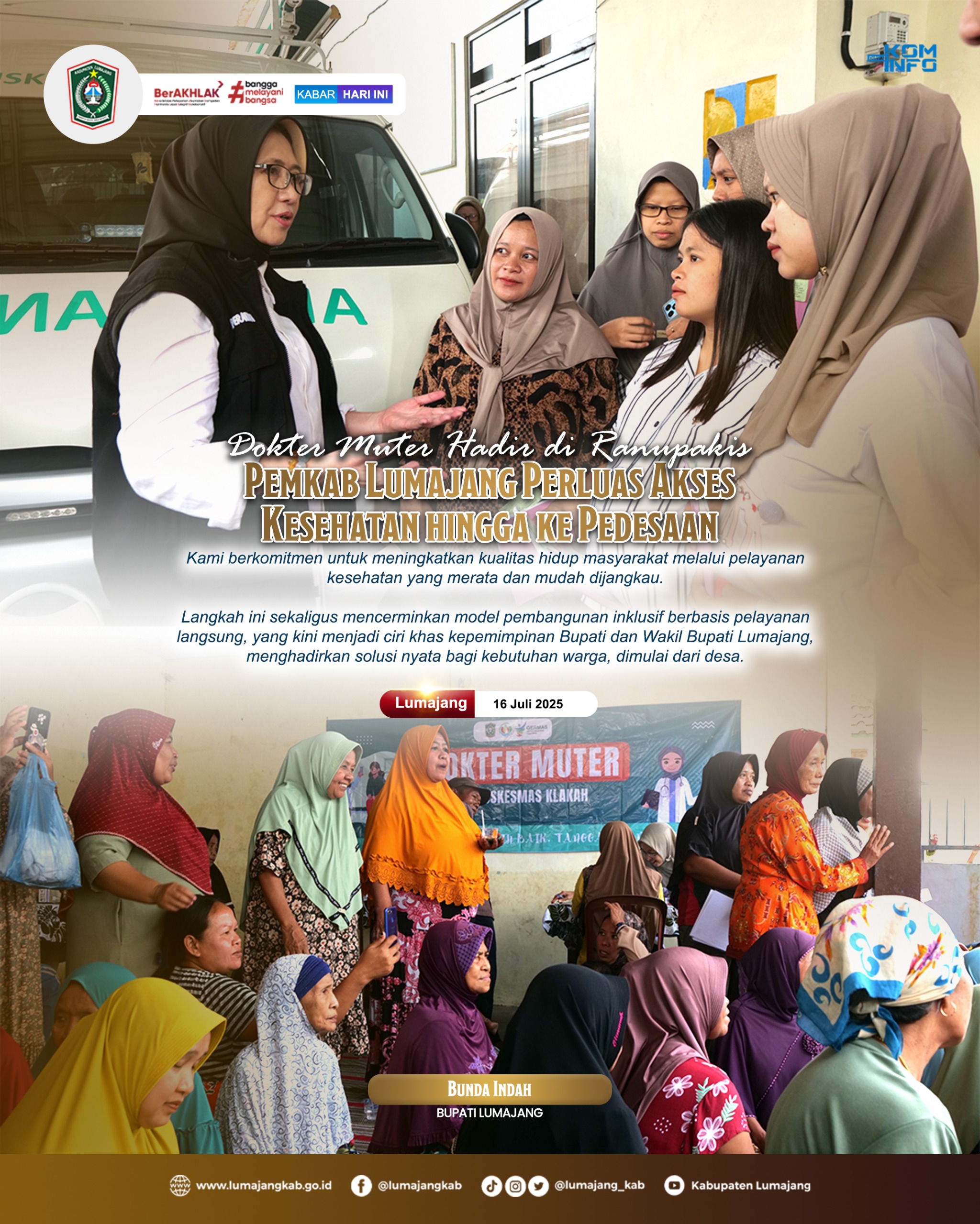 KEGIATAN DOKTER MUTER DI RANUPAKIS DALAM PROGRAM SETOR MADU