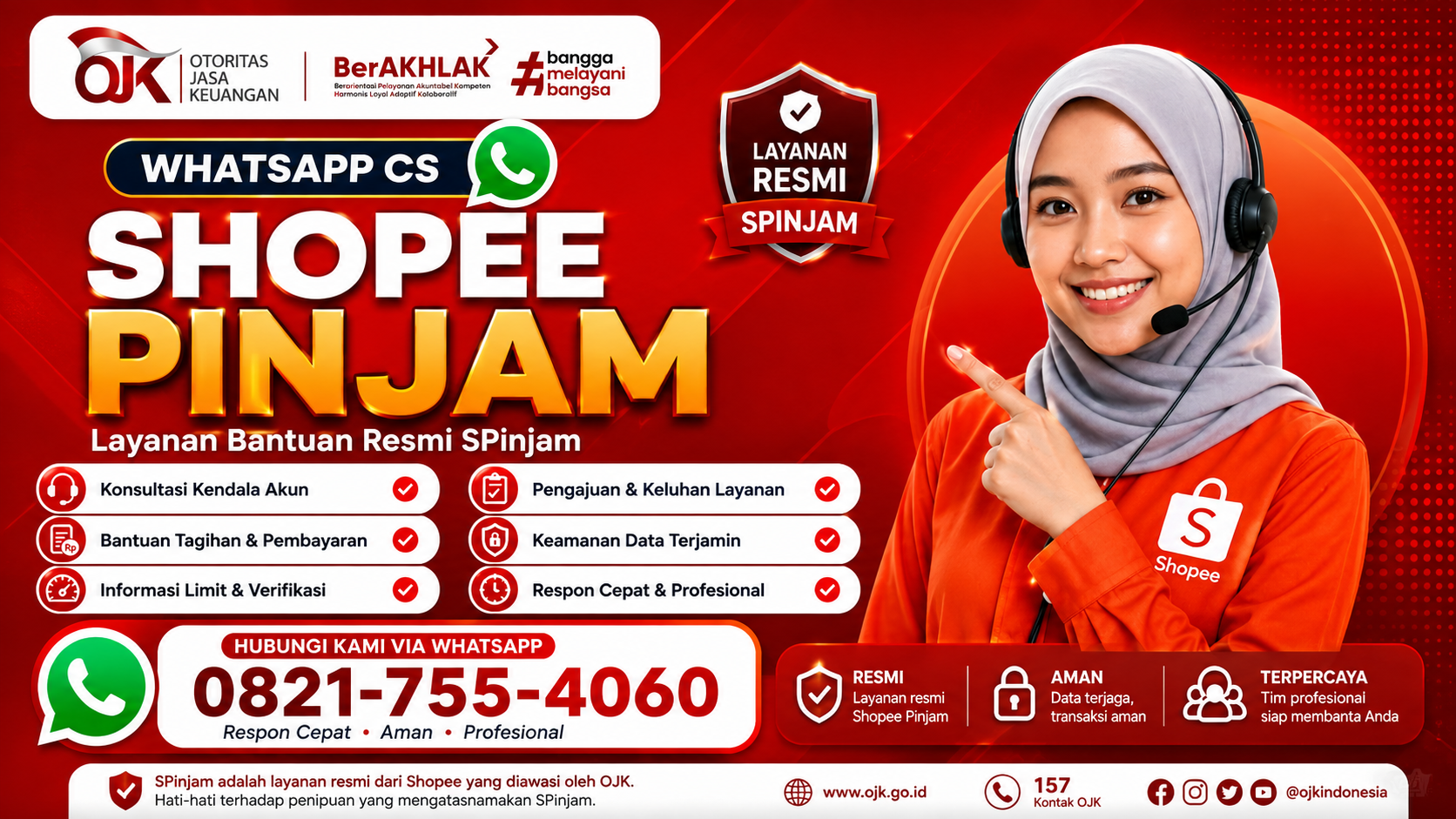 CARA MENGHUBUNGI CS SHOPEE PINJAM 