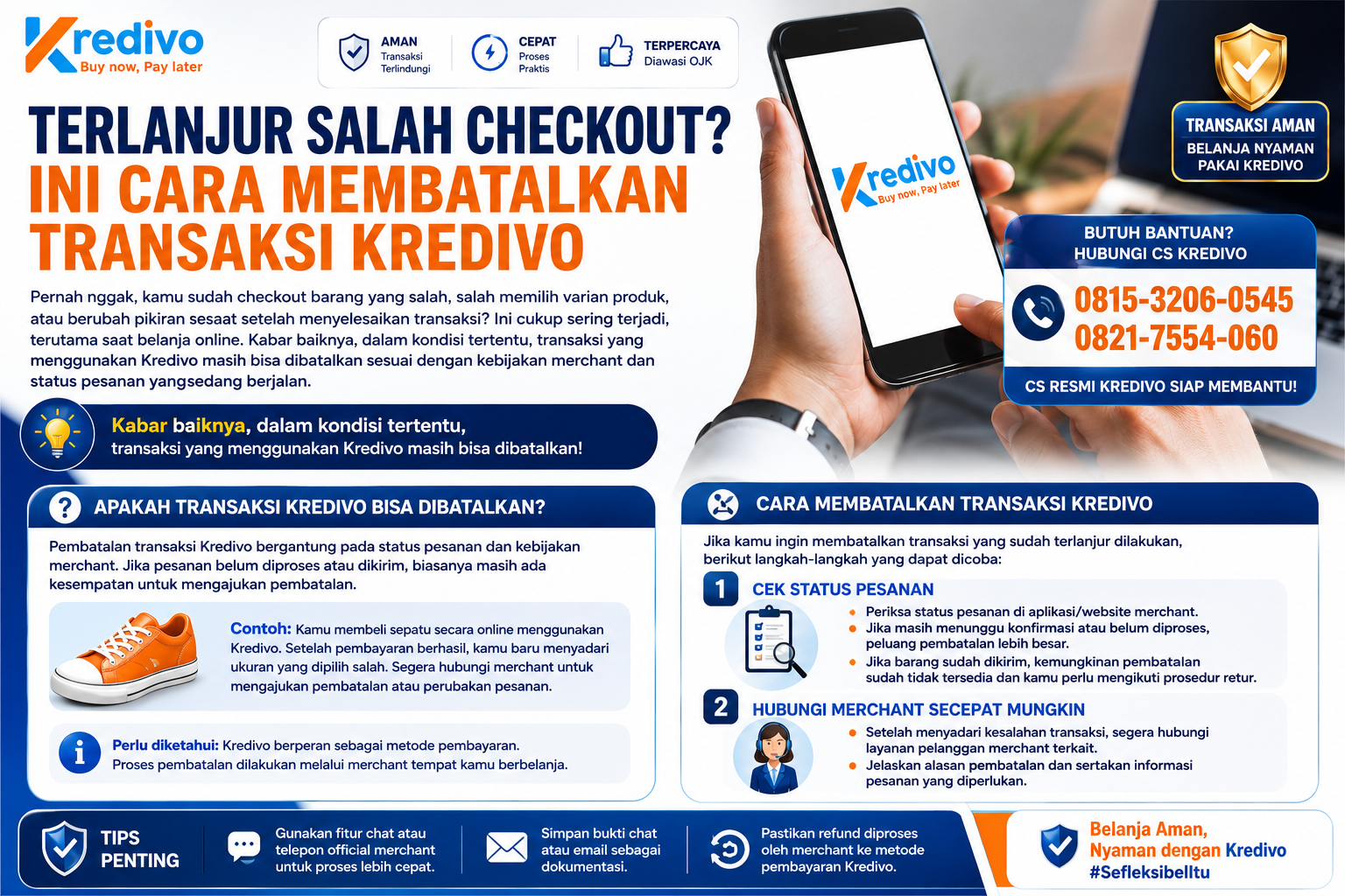 Cara Membatalkan TRANSAKSI KREDIVO