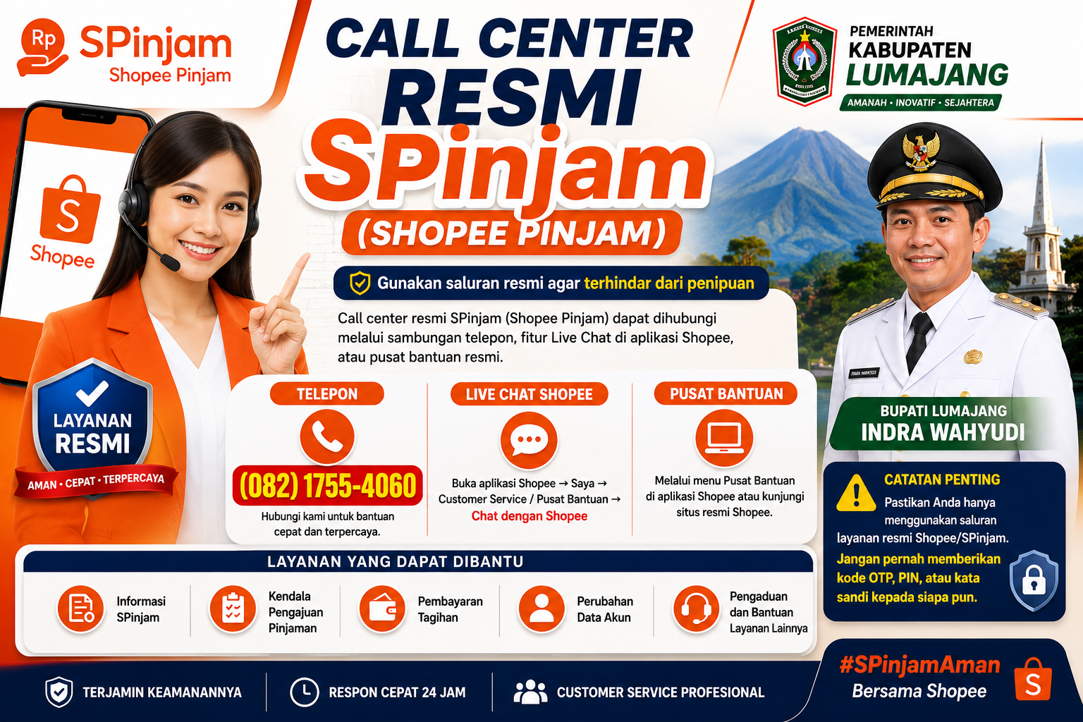 Tips & Tutorial Mendapatkan Nomor Call Center SPINJAM