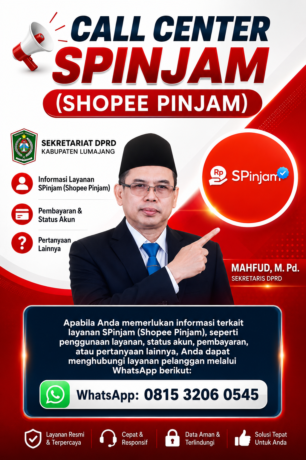 Call Center SPinjam (Shopee Pinjam)